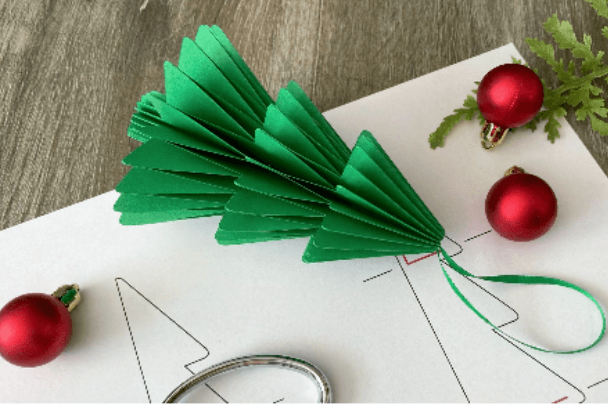 DIY Kerstboom ornament